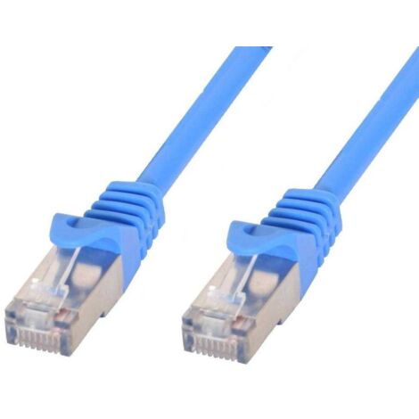 Techly Professional Cavo di rete Patch in rame Cat.6 Blu SFTP LSZH 1,5m
