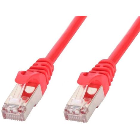 Techly Professional Cavo di rete Patch in rame Cat.6 Rosso SFTP LSZH 1m