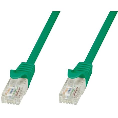 Techly Professional Cavo di Rete Patch in Rame Cat.6 Verde UTP 3m