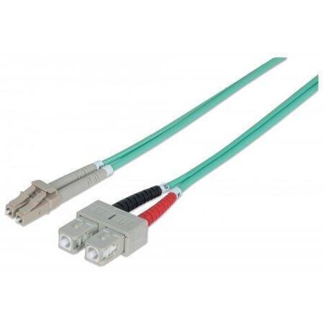 Techly Professional Cavo Fibra Ottica SC/LC 50/125 Multimodale 15m OM3