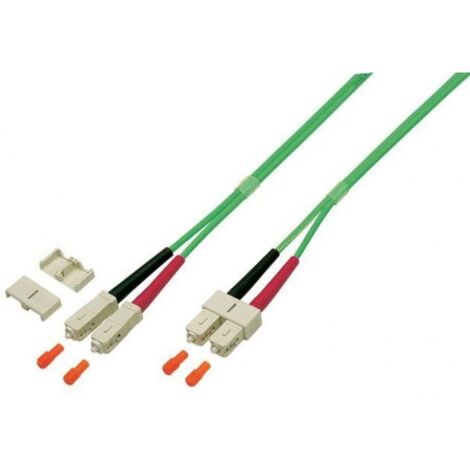 Techly Professional Cavo Fibra Ottica SC/SC 50/125 Multimodale 15 m OM5