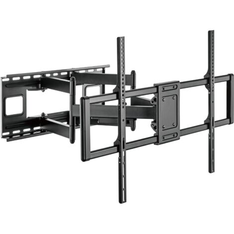 Techly Staffa A Muro Slim Per Tv Led Lcd 60-120'' Nero
