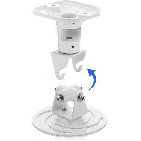 Techly Staffa Universale a Soffitto per Proiettore, Bianco