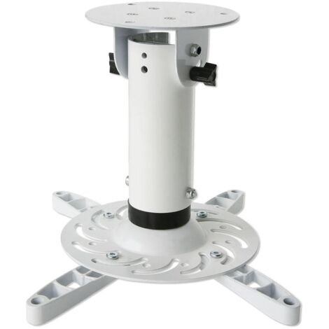 Techly Staffa Universale a Soffitto per Proiettori Bianco