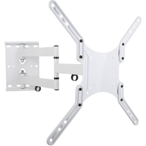 Techly Supporto a Muro Ultra Slim per TV LED LCD 23-55'' Bianco