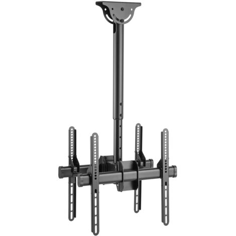 TECHLY Supporto Telescopico Universale a Soffitto per 2 TV LED LCD 32-55''