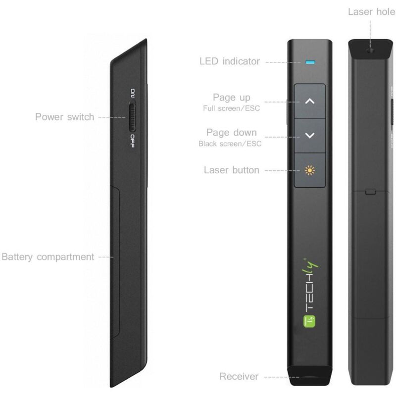 

Techly Wireless Laser Pointer ratón
