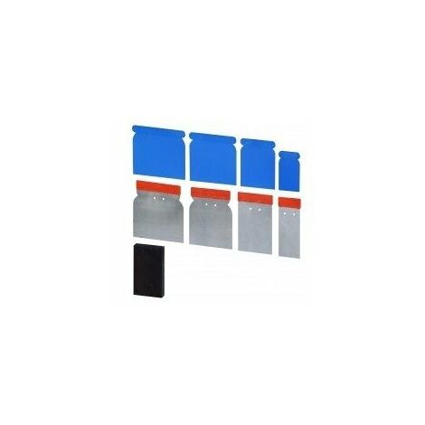Techman – Cale à enduire en caoutchouc souple 75 x 50 mm – Pour réparations carrosserie – Stabilisation pièces – Compatible divers outils - 75x502900