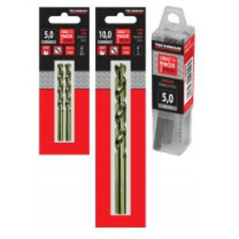 TECHMAN Forets hss cobalt - cob135° 3 forets 2.0 mm 49 / 20 mm