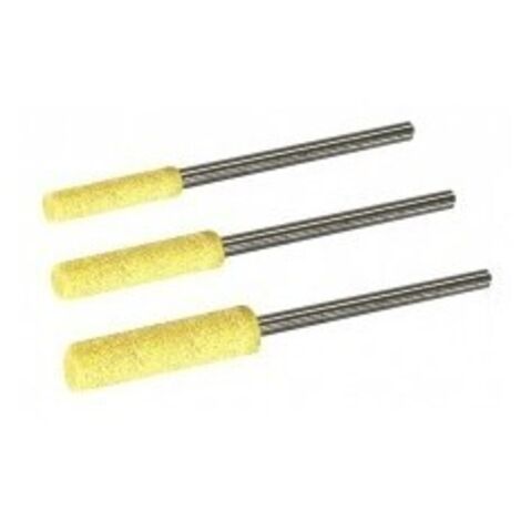 TECHMAN Jeu de 2 meules d'affûtage cylindriques Ø 6,0 mm