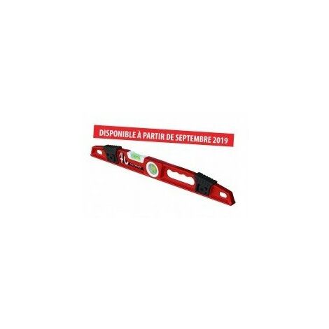 TECHMAN Niveau alu premium 800 mm - 2 poignées 2 fioles : 180° et 90°