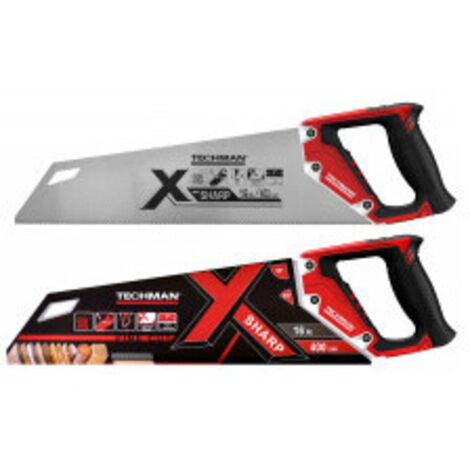 TECHMAN Scies egoïnes renfort alu - x-sharp Scie égoïne universelle 500 mm 7 tpi