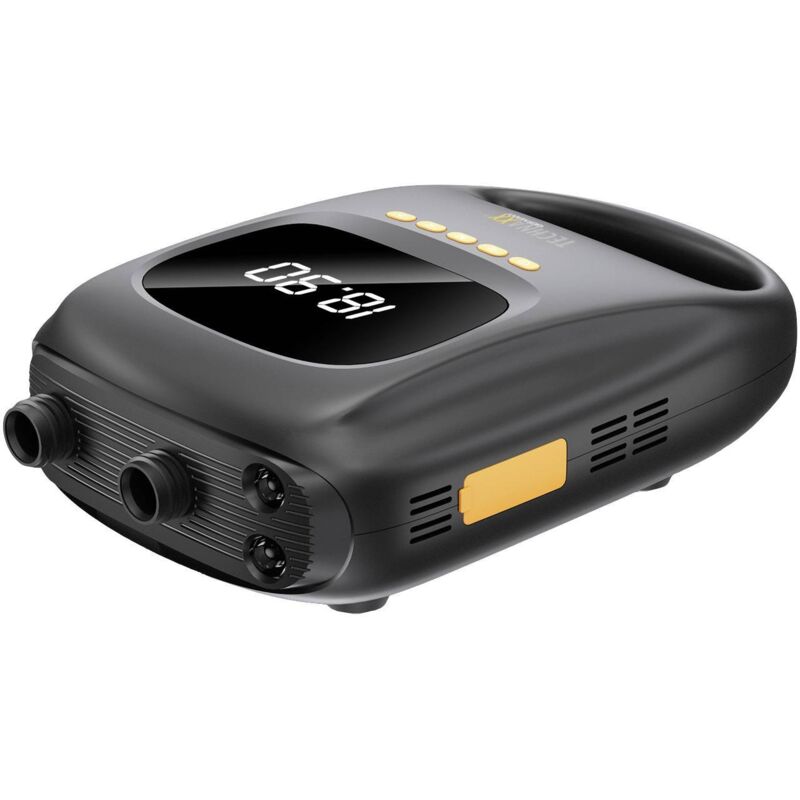Compresseur sans fil Technaxx TX-266 5112 avec fonction powerbank, adaptateur 12V pour un fonctionnement filaire