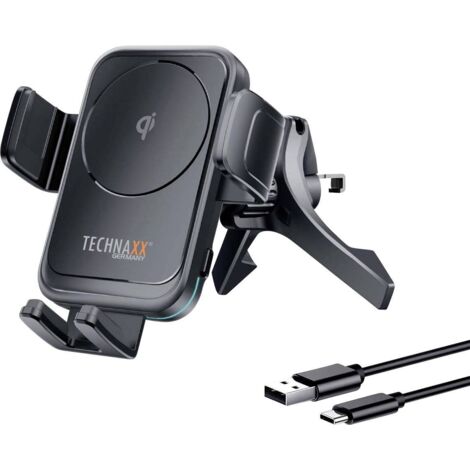 Technaxx Chargeur à induction 15 W TX-322 5259 Sorties standard Qi noir