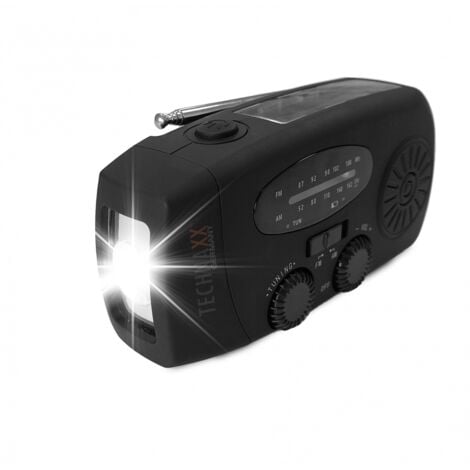 TECHNAXX -  Radio et lampe solaire + Manivelle
