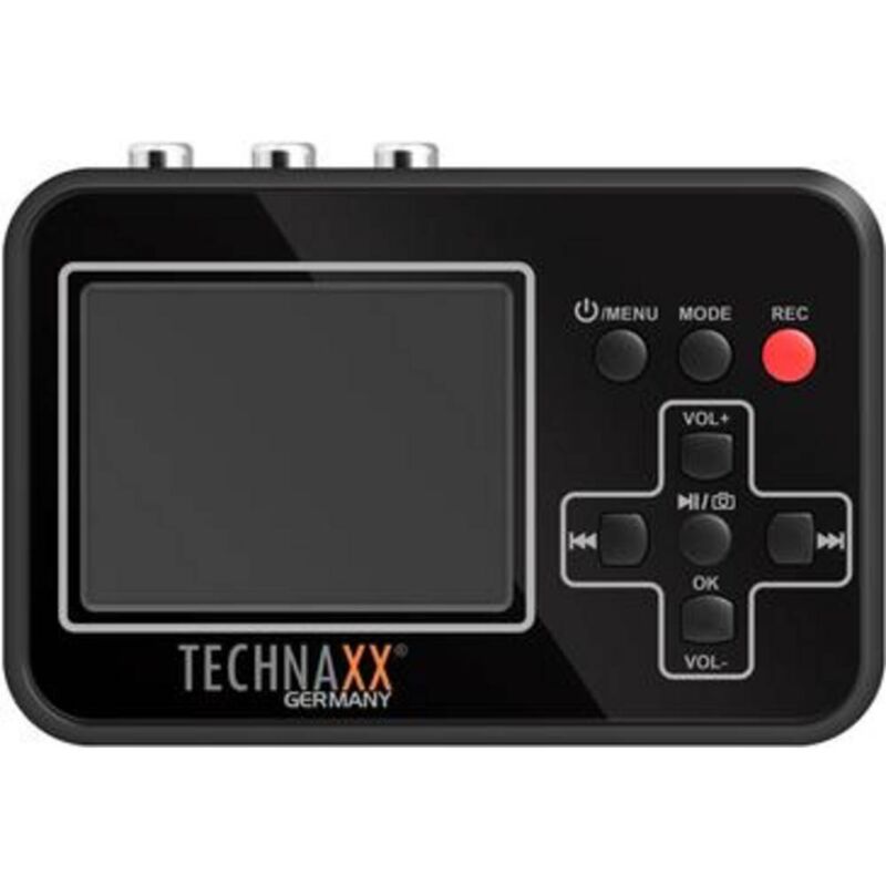 TX-182 Numériseur vidéo Fonction Livestream, Plug and Play, Logiciel de traitement - Technaxx