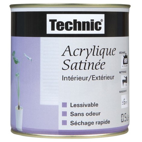 Technic Peinture Acrylique Satinee 2 5 L Rose Saumon 8716242229735