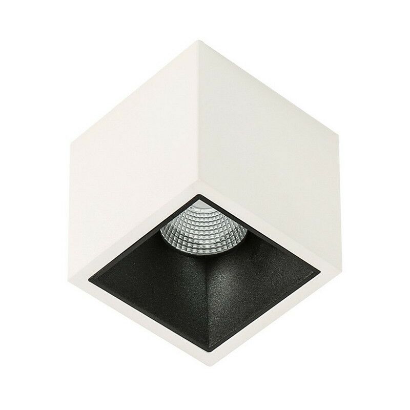 Italux Alden White Black Deep 3000K - Modern Technical LED Surface Mounted White, Black, Warm White 3000K 1410lm