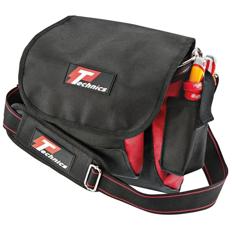 Technics - PT251 Satchel Tool Bag - Tough Strong Heavy Duty - Removable Shoulder Strap