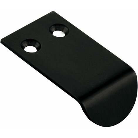 Technik-Team Schubladengriff Xica LA 12mm - Griff für Schubladen Breite 28mm, Edelstahl schwarz matt