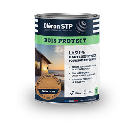 Technima Oléron Lasure Bois Protect Chêne Clair 1l - Technima