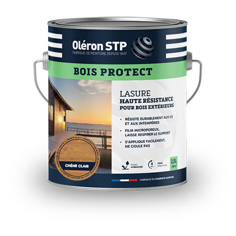 Technima Oléron Lasure Bois Protect Chêne Clair 2,5l - Technima