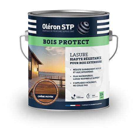 Technima Oléron Lasure Bois Protect Chêne Moyen 2,5l - Technima