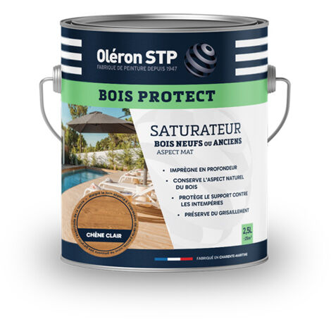 Technima Oléron Saturateur Bois Protect Chène Clair 2,5l - Technima