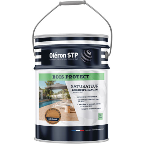 Technima Oléron Saturateur Bois Protect Chène Clair 5l - Technima