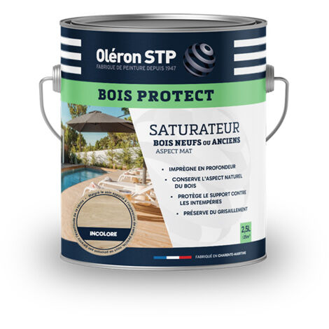 Technima Oléron Saturateur Bois Protect Incolore 2,5l - Technima