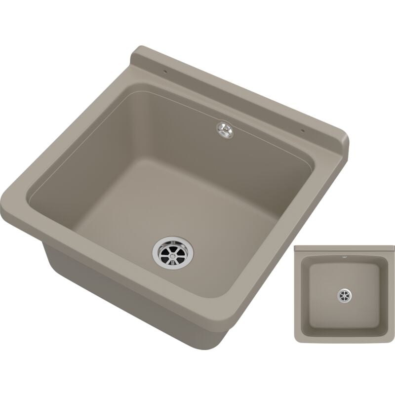 Granitan - technique évier utilitaire beige chaufferie fonctionnement orta