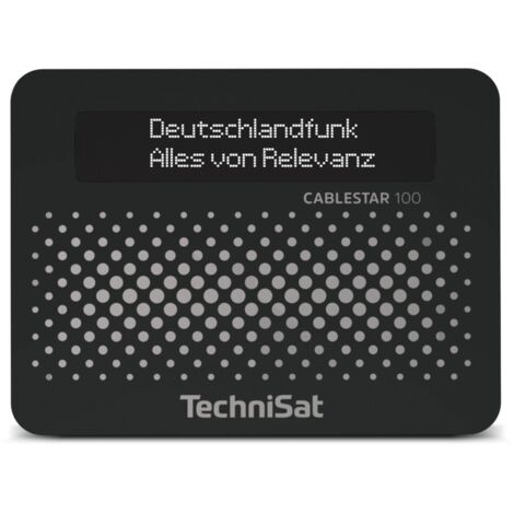 TechniSat Digital-Radio-Empfangsteil CABLESTAR100 sw