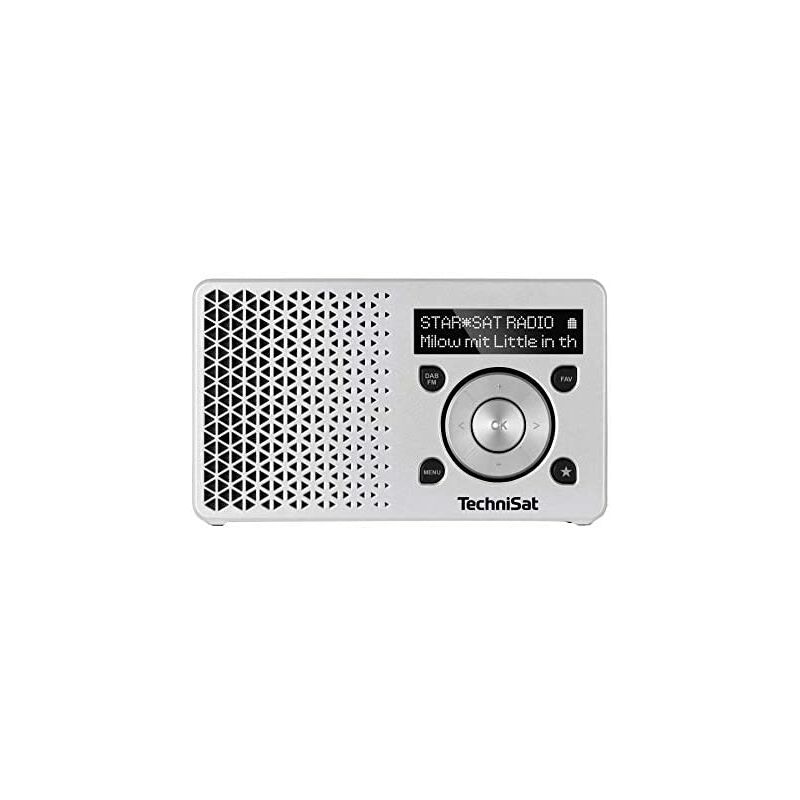 Technisat - digitradio 1 - Radio Dab+ portable avec batterie rechargeable (Dab, fm, haut-parleur, prise casque, mémoire des favoris, écran oled,