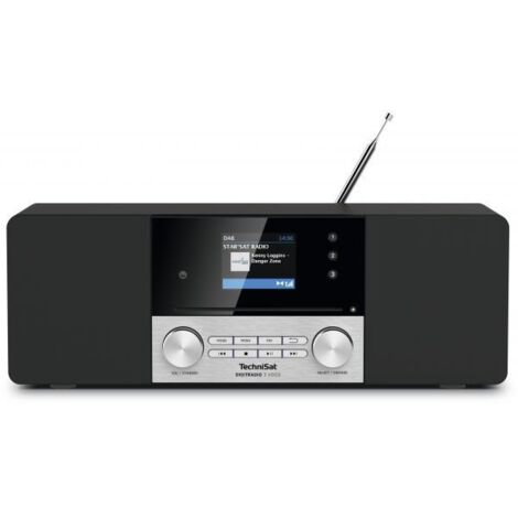 TechniSat DIGITRADIO 3 Voice Tischradio Dab+, UKW AUX, CD, Dab+, UKW, USB Akku-Ladefunktion, Barrier