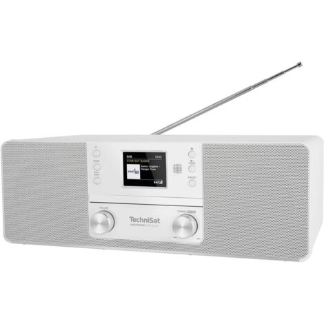 TechniSat DigitRadio 370 BT Radio, lettori MP3 e CD, colore White (0001/3948)