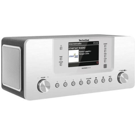 TechniSat Digitradio 574 IR Radio Internet da tavolo DAB+, FM AUX, Bluetooth, Internetradio, USB Argento