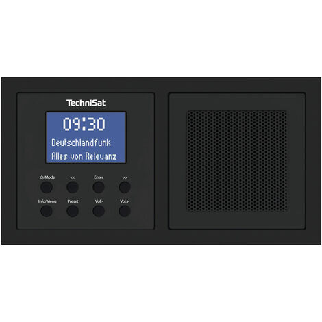 TechniSat DIGITRADIO UP 1 Steckdosenradio DAB+, UKW Bluetooth®  Weckfunktion, Inkl. Lautsprecherbox