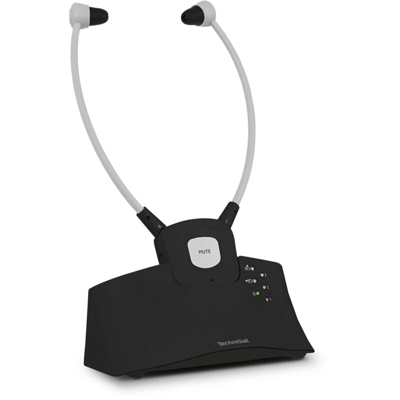 TechniSat StereoMan ISI 3 Wireless and Wired In-Ear Headphones Black (casque intra-auriculaire sans fil et filaire)