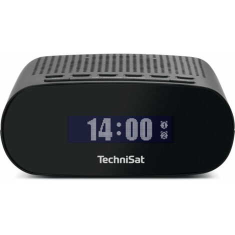 TechniSat TECHNIRADIO 50 Analog- und Digitaluhr Schwarz