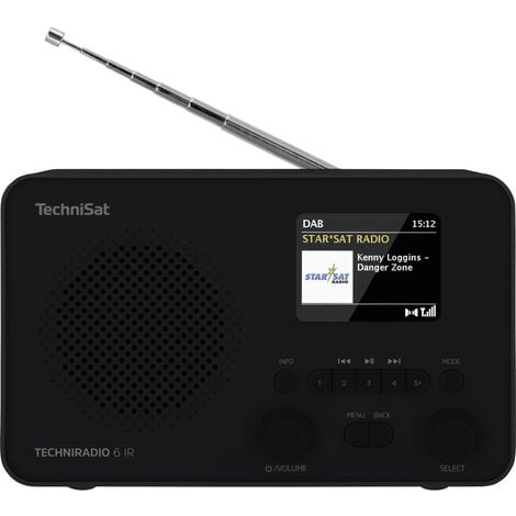 TechniSat TECHNIRADIO 6 IR Internet Tischradio Internet, DAB+, UKW Bluetooth®, WLAN, Internetradio