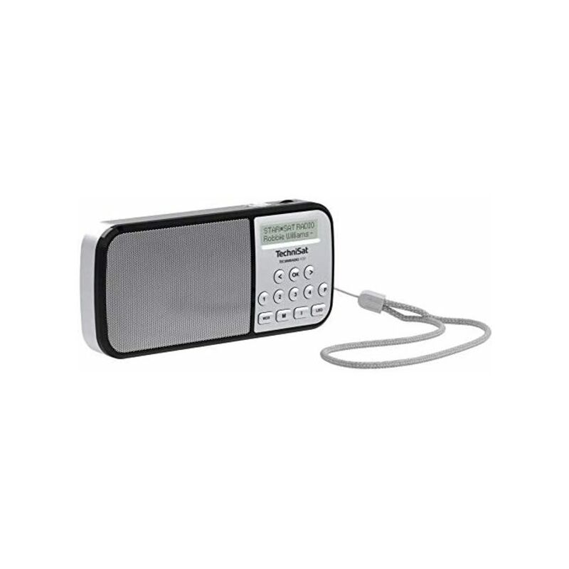 

Techniradio RDR - Radio portátil Dab+ (Dab+, FM AUX, USB, Linterna), Color Plateado - Technisat