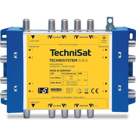 Technisat TechniSystem 5/8 K Sat/Installation