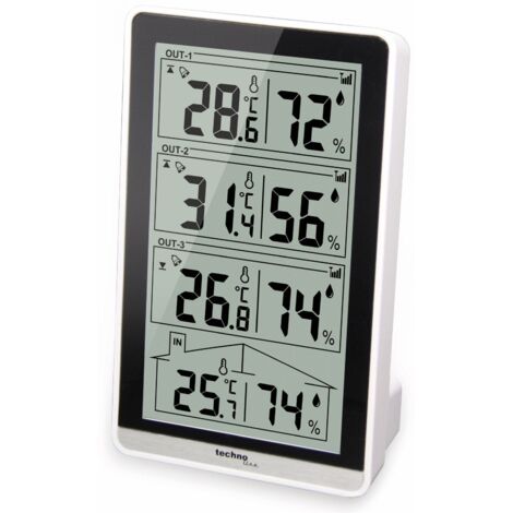 Techno Line Temperaturstation WS 7060 Funk-Thermo-/Hygrometer