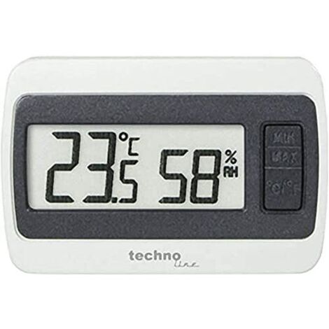 techno line WS 7005 Stazione Meteo, Bianco/Grigio
