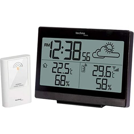 techno line WS 9252 Stazione Meteo, Nero