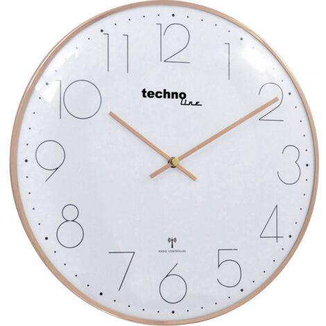 Techno Line WT 8235 Orologio da Parete Oro Rosa 35 cm