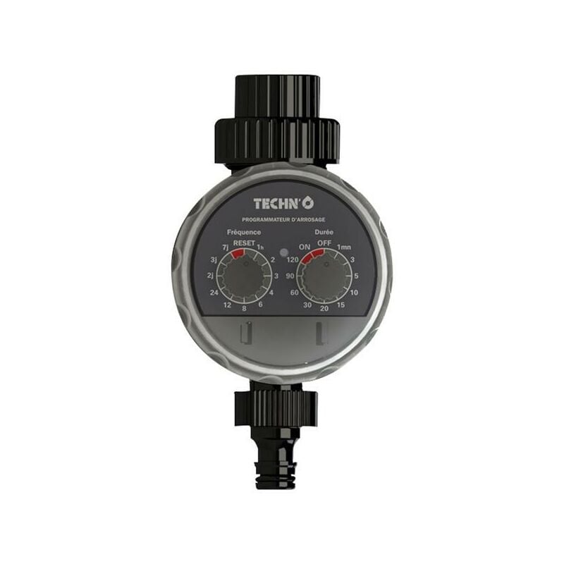Programmateur d'arrosage 1 voie avec électrovanne à bille - Techn'o