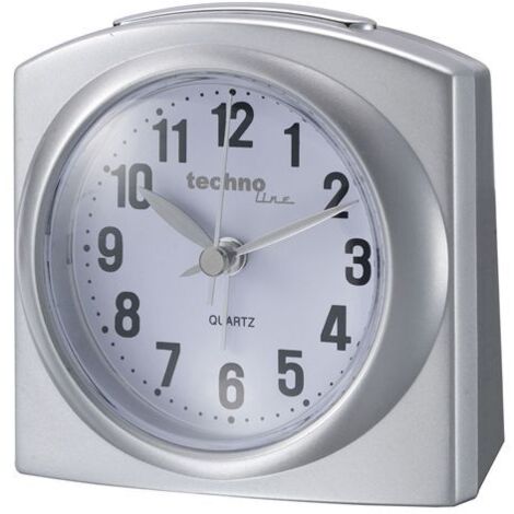 Technoline Quarzwecker Modell L analog silber Wetterstationen
