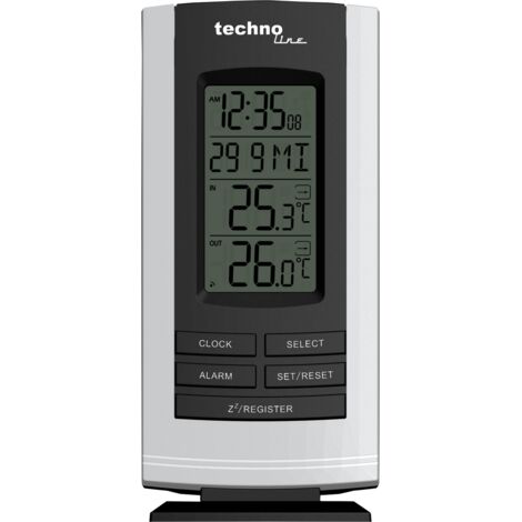 Technoline WS 9180 Silber-Schwarz