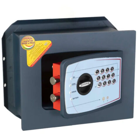 Technomax Cassaforte a Muro con Combinazione Elettronica 270x200x210mm Gold Trony